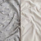 Mistline Grey Cotton Bedsheet Set