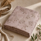Dune Branch Beige Cotton Bedsheet Set