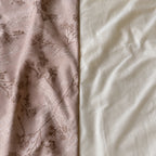Dune Branch Beige Cotton Bedsheet Set