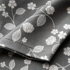 Dove Bloom Grey Cotton Bedsheet Set