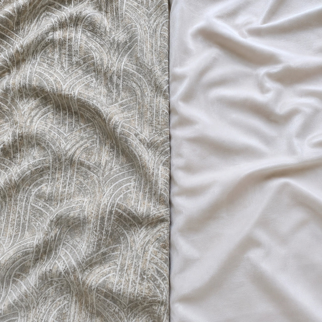 Stone Arch Grey Cotton Bedsheet Set