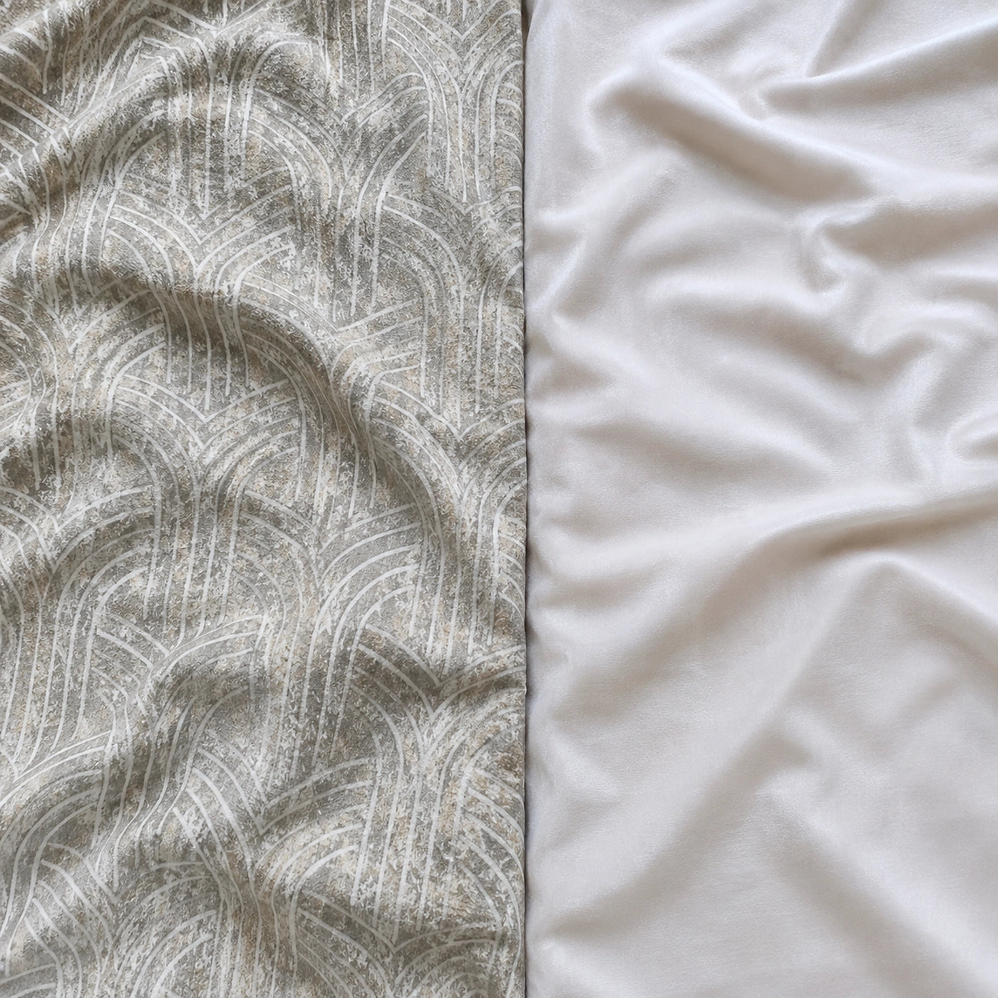 Stone Arch Grey Cotton Bedsheet Set