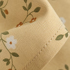 Honey Vine Yellow Cotton Bedsheet Set