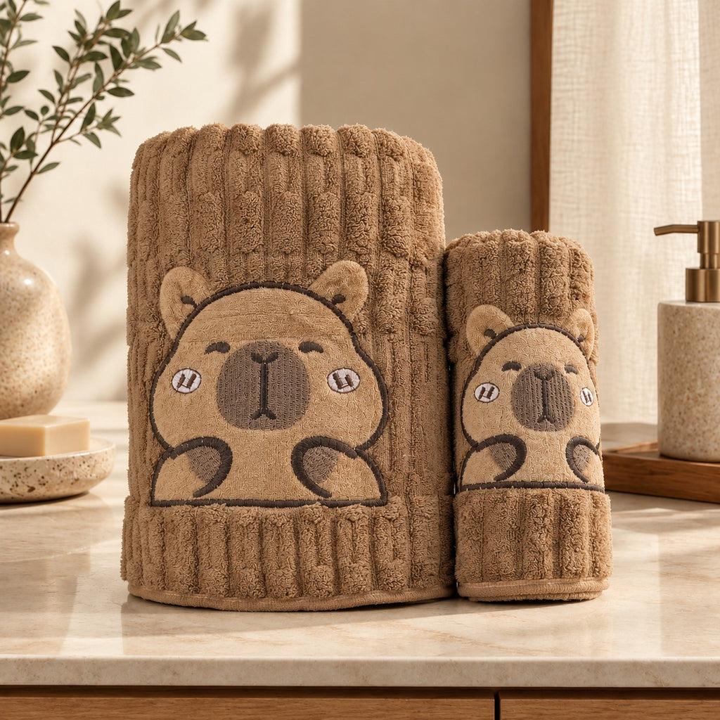 Teddywood Towel Set