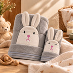 Peaches & Bunny Towel Set