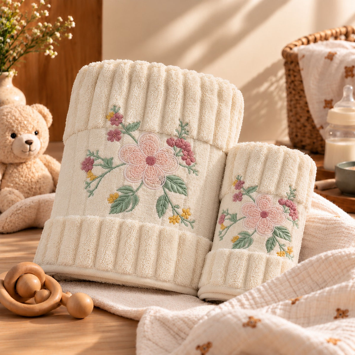 Buttercup Bloom Towel Set