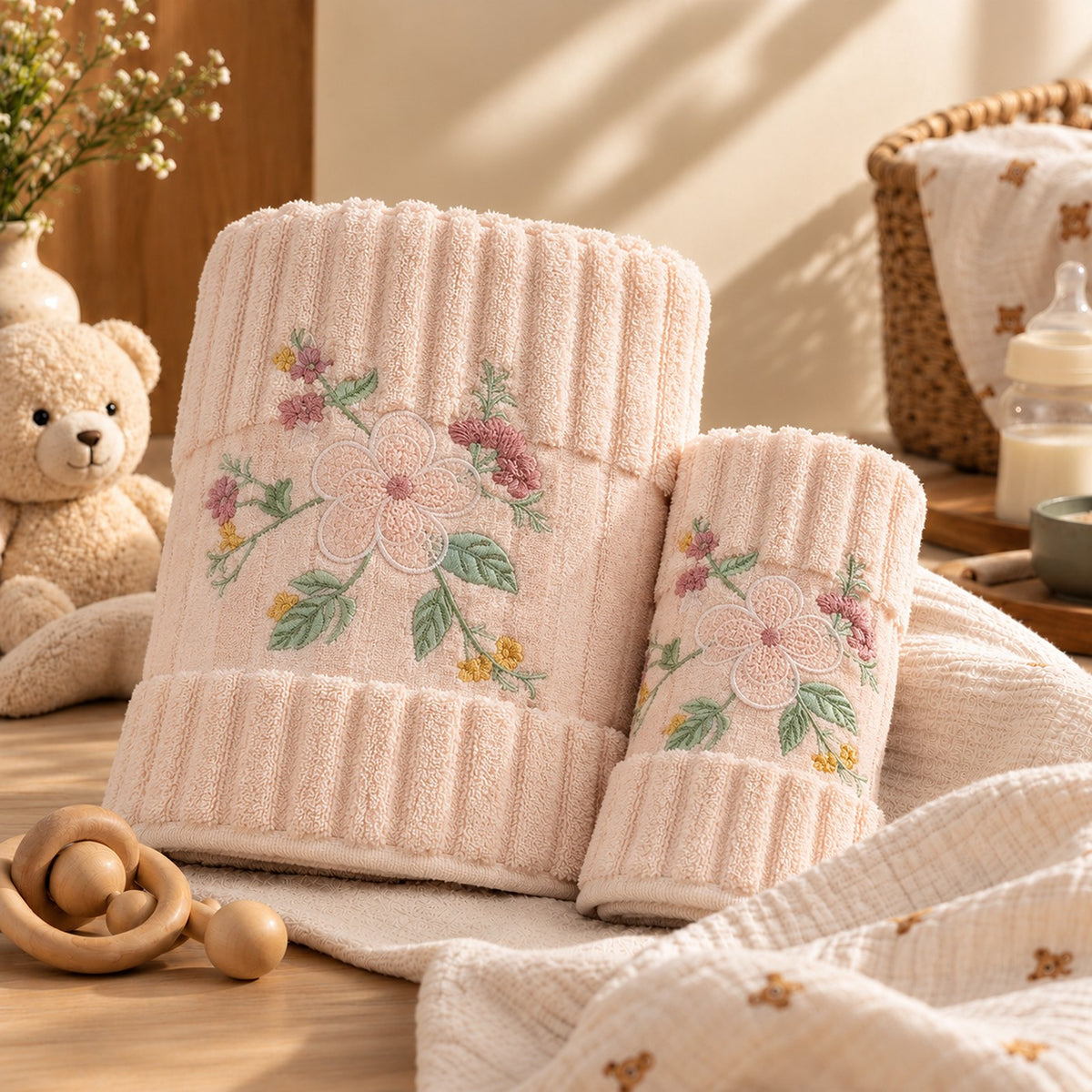 Petal Pink Towel Set