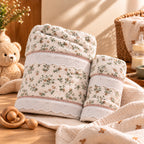 Ivory Blossom Towel Set
