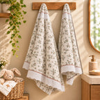 Ivory Blossom Towel Set