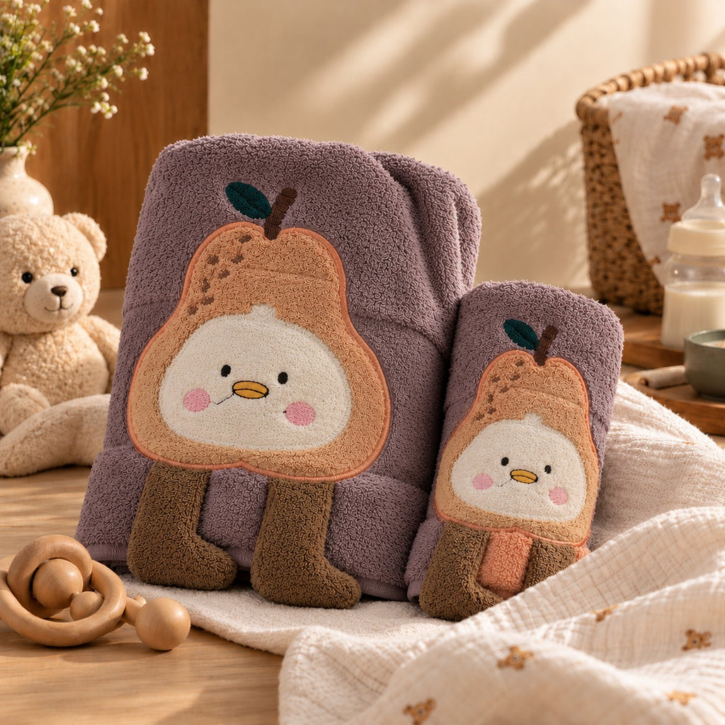 Lilac Pear Towel Set