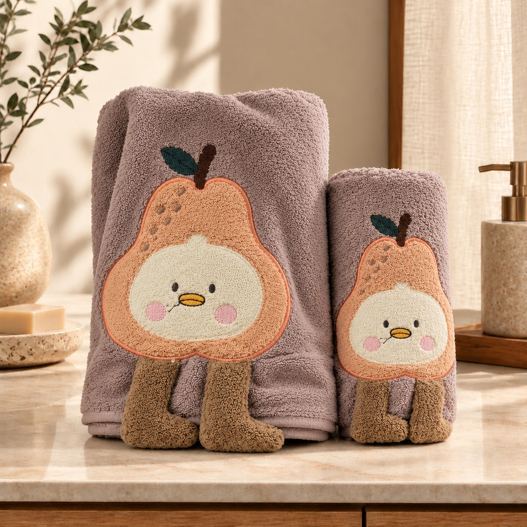 Lilac Pear Towel Set