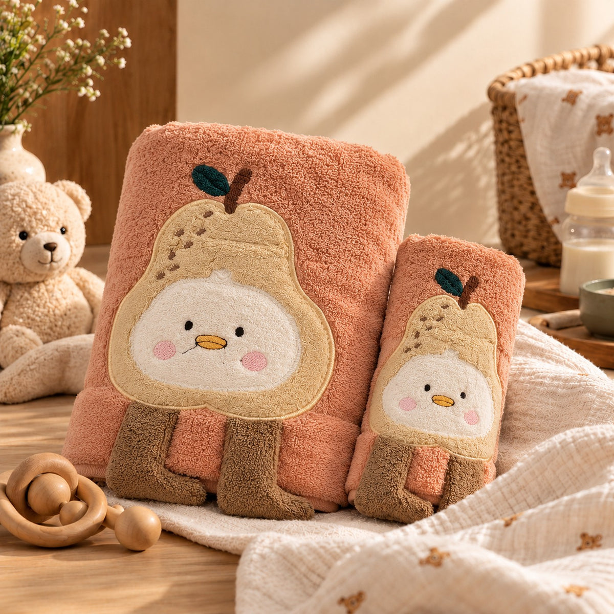 Peachy Pear Towel Set