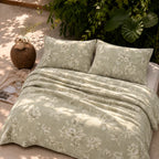 Olive Vine King Size Cotton Bedsheet Set