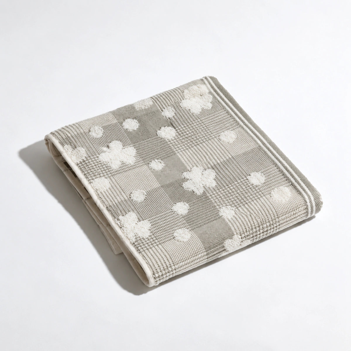 Meadow Grey Cotton Hand Towel