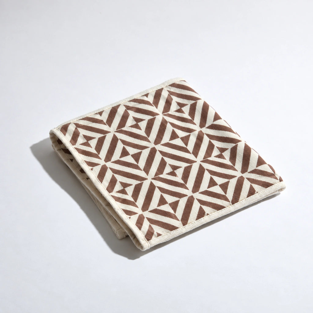 Garnet Brown Cotton Hand Towel