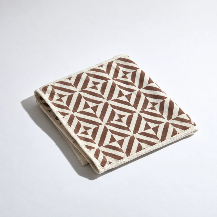 Garnet Brown Cotton Hand Towel