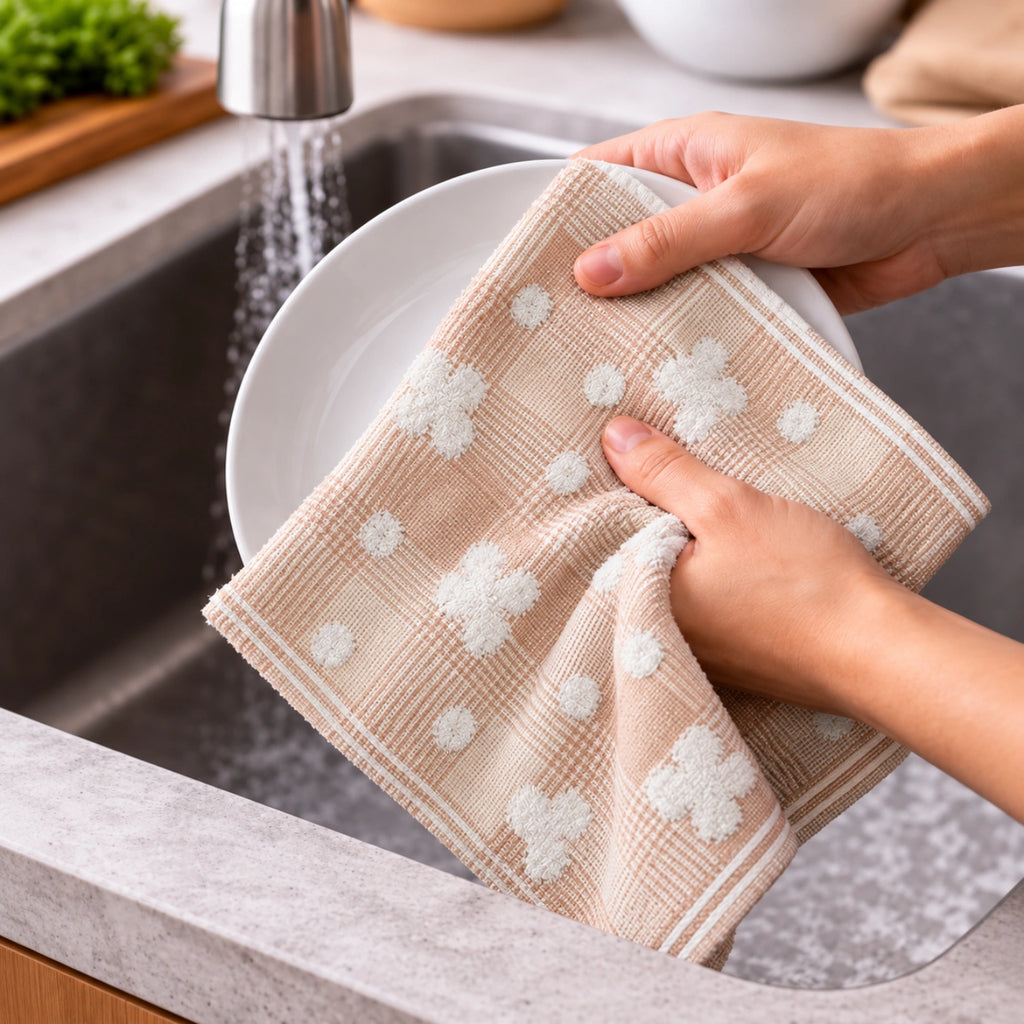 Petal Waffle Cotton Hand Towel