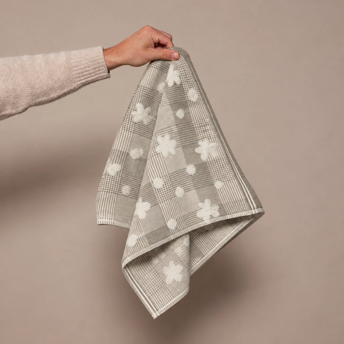 Meadow Grey Cotton Hand Towel