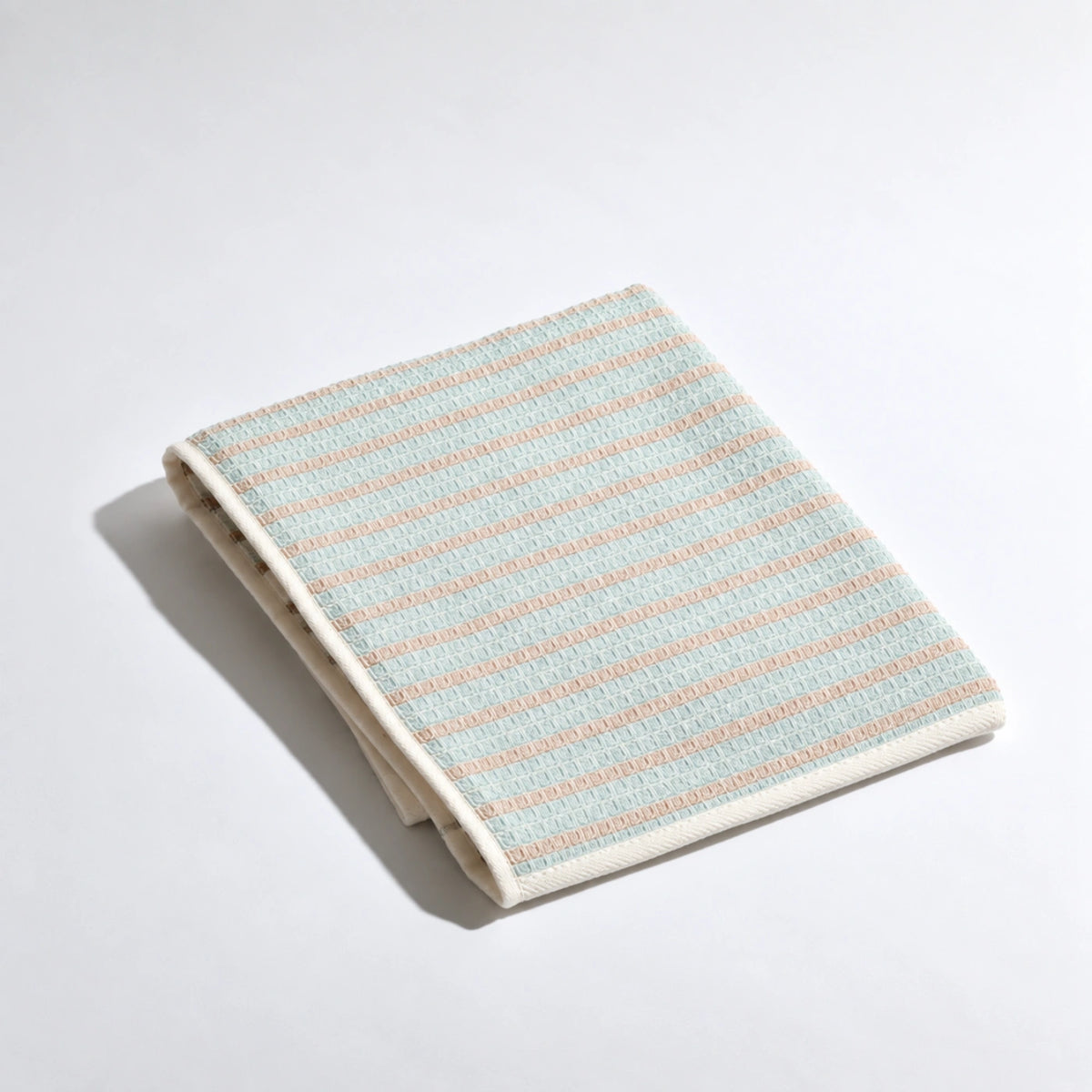 Mint Stripe Cotton Hand Towel