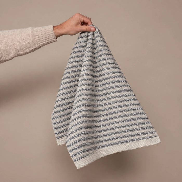 Slate Stripe Cotton Hand Towel