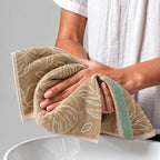 Sand Palm Cotton Hand Towel