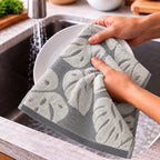 Shadow Leaf Cotton Hand Towel