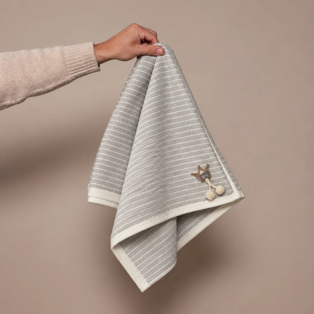 Mist Stripe Cotton Hand Towel