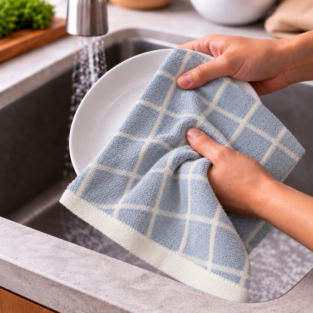 Coastal Weave Cotton Hand Towel