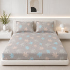 Meadow Drift King Size Cotton Bedsheet Set