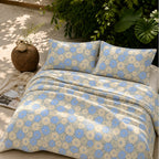 Daisy Day King Size Cotton Bedsheet Set