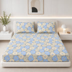 Daisy Day King Size Cotton Bedsheet Set