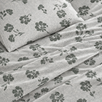 Ash Blossom King Size Cotton Bedsheet Set