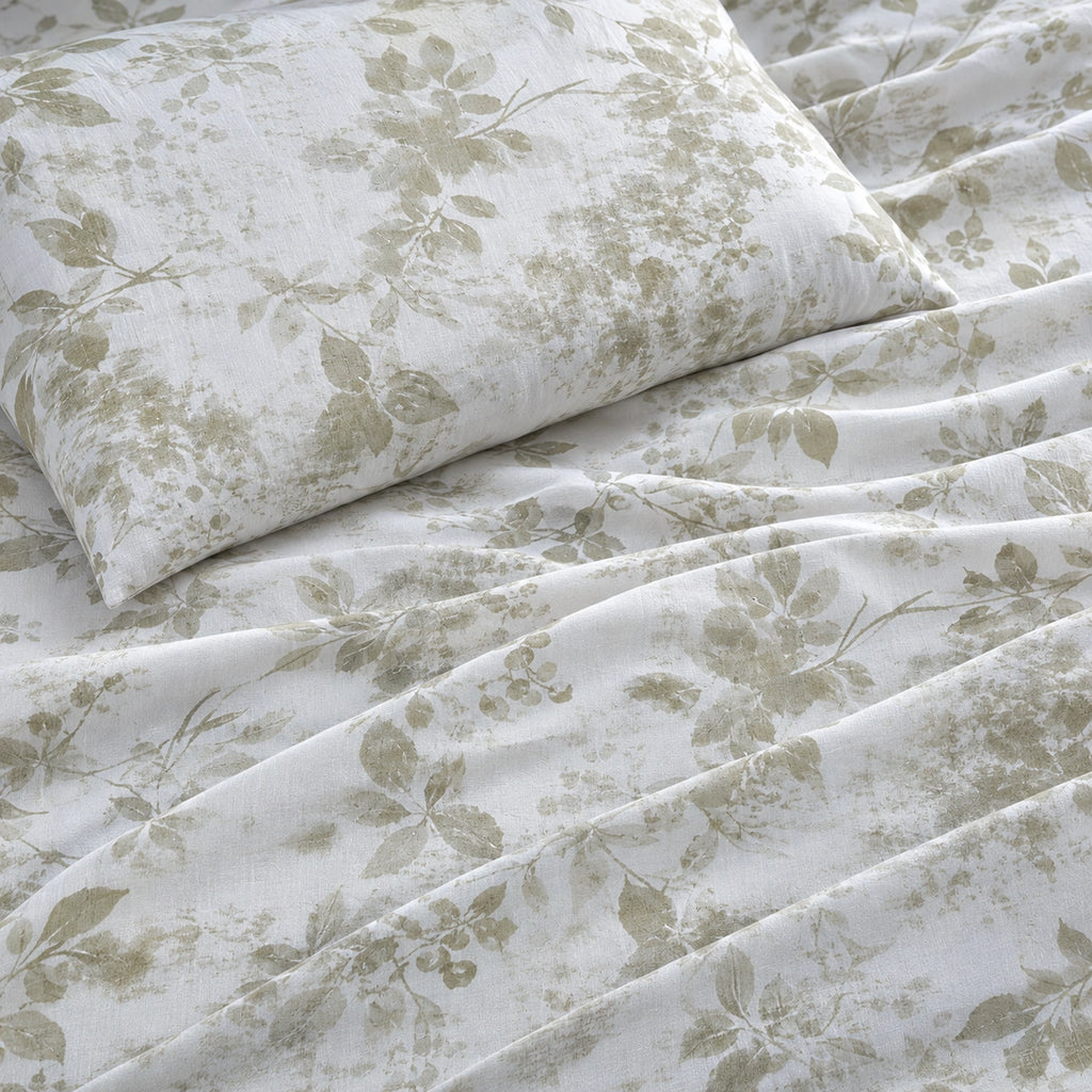 Faded Meadow King Size Cotton Bedsheet Set