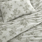 Sage Heirloom King Size Cotton Bedsheet Set