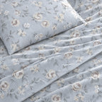 Powder Bloom King Size Cotton Bedsheet Set