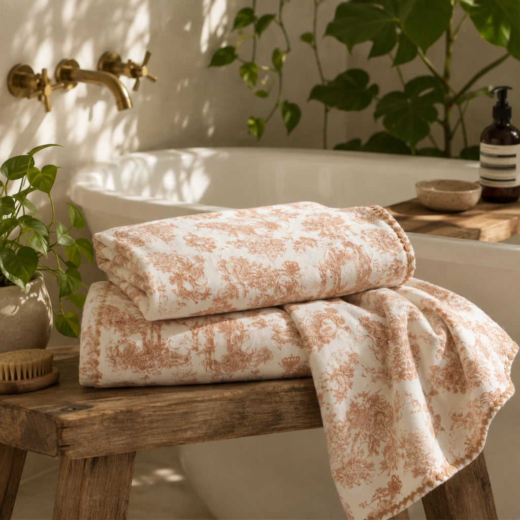 Maison Rose Cotton Bath Towel