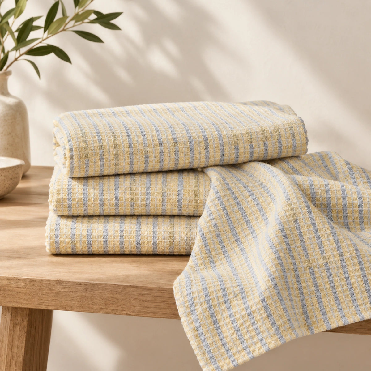 Summer Stripe Cotton Bath Towel