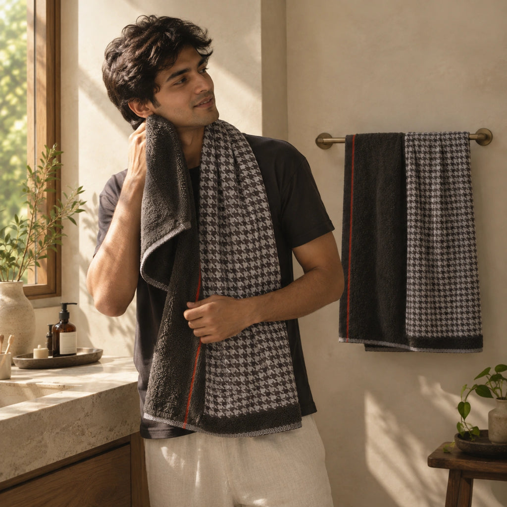 Brown Bush Cotton Bath Towel
