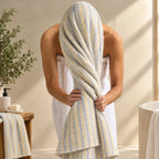 Summer Stripe Cotton Bath Towel